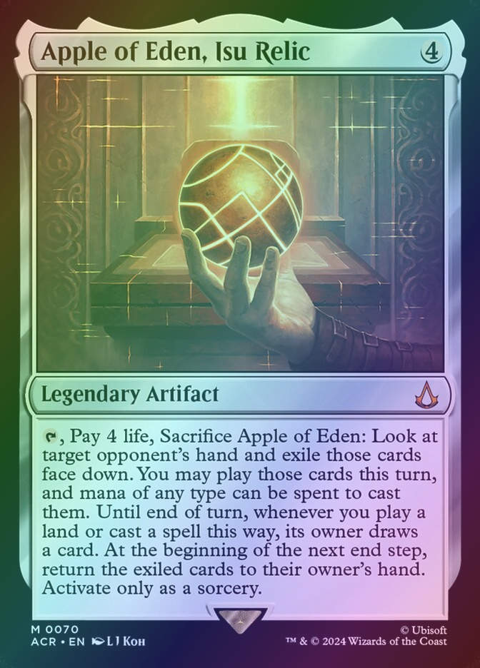 Apple of Eden, Isu Relic (ACR) (70) / Foil