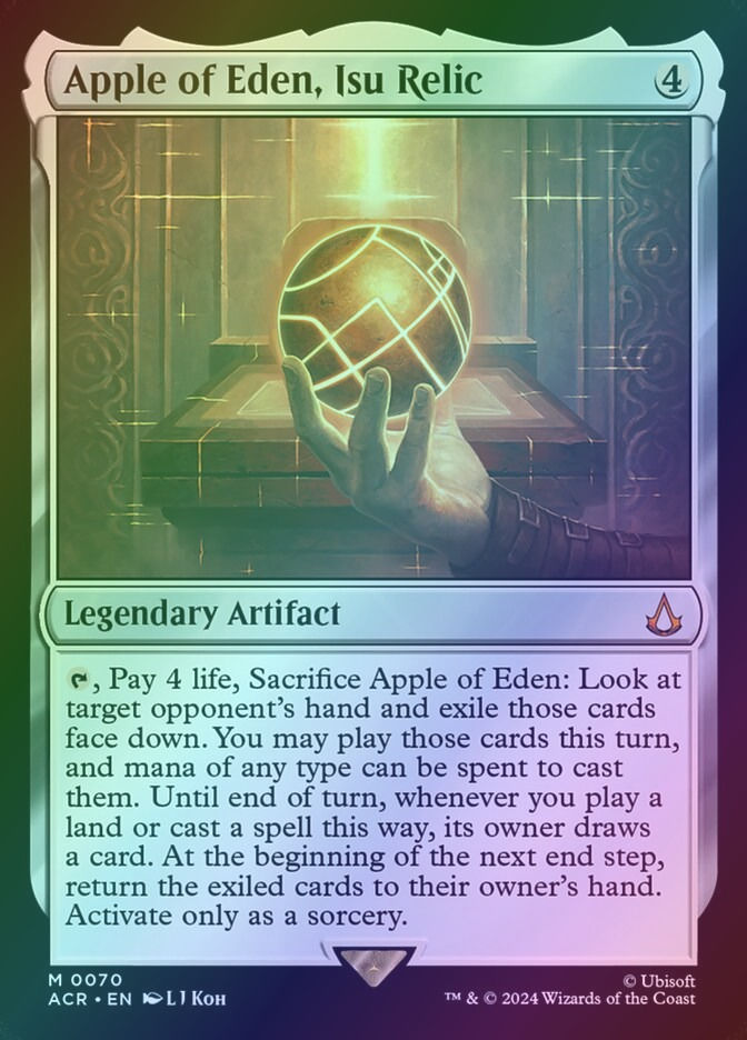 Apple of Eden, Isu Relic (ACR) (70) / Foil