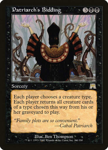 Patriarch's Bidding (ONS)