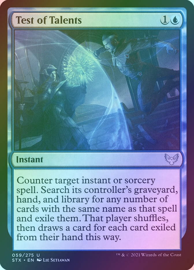 Test of Talents (STX) (59) / Foil