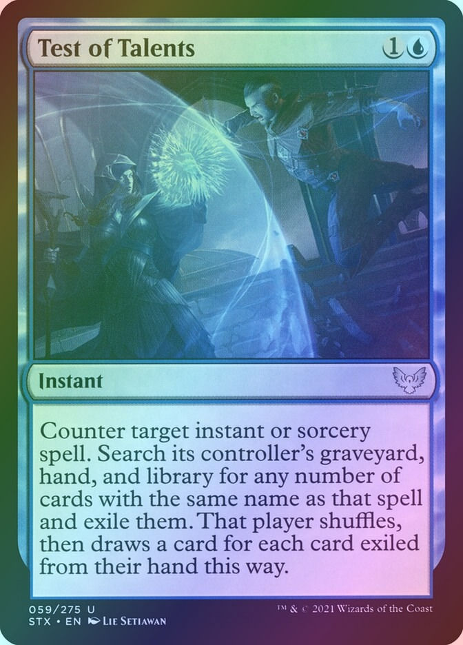 Test of Talents (STX) (59) / Foil