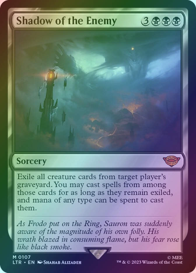 Shadow of the Enemy (LTR) (107) / Foil