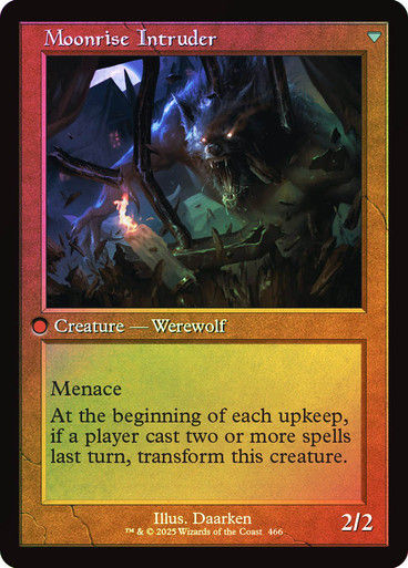 Village Messenger // Moonrise Intruder (INR) (466) / Foil Retro — cara 2 de 2