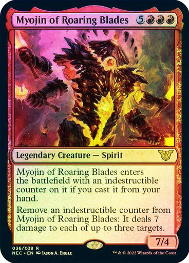 Myojin of Roaring Blades (NEC) / Foil