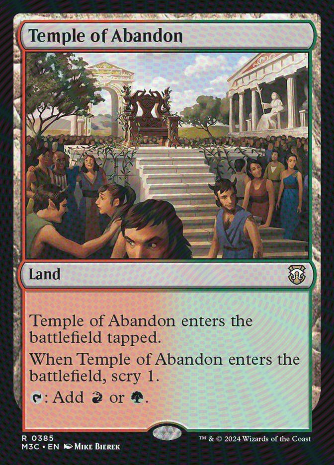 Temple of Abandon (M3C) (385) / Ripple Foil