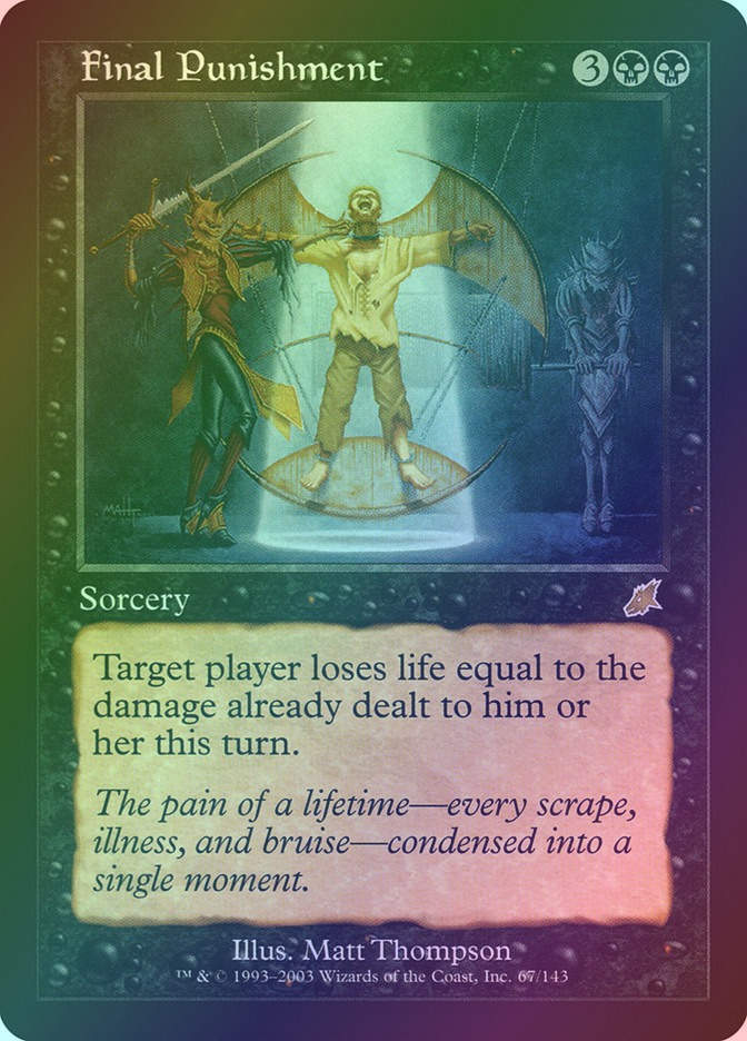 Final Punishment (SCG) (67) / Foil
