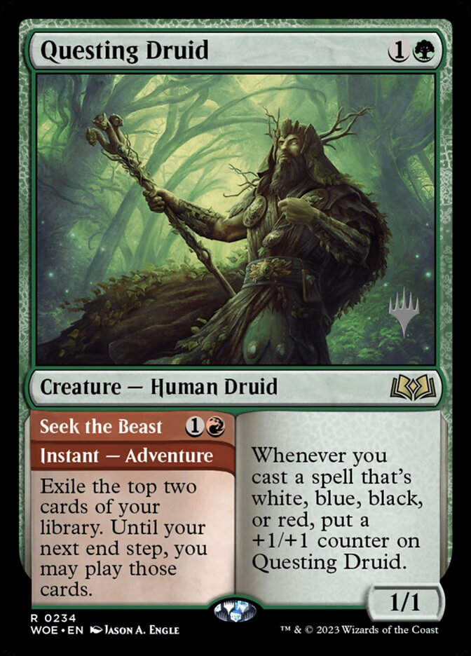 Questing Druid // Seek the Beast (PWOE) (234p)