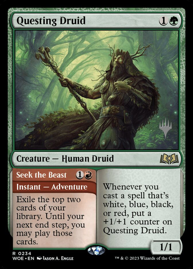 Questing Druid // Seek the Beast (PWOE) (234p)