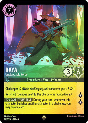 Raya - Unstoppable Force (LOR_URS) / Foil