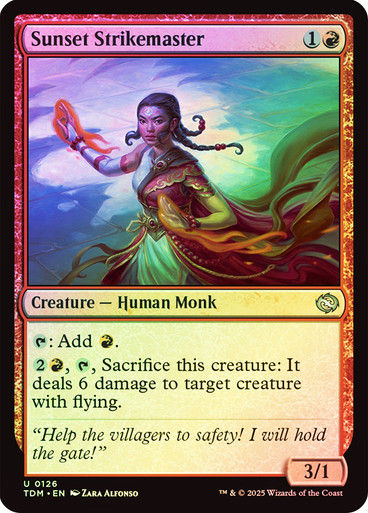 Sunset Strikemaster (TDM) (126) / Foil