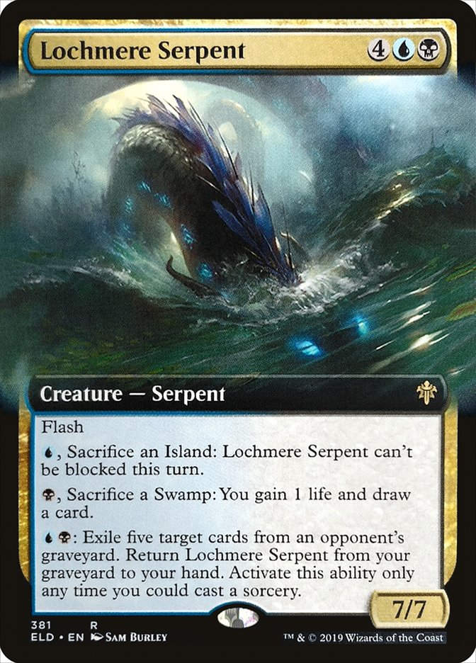 Lochmere Serpent (ELD) (381) / Extended Art