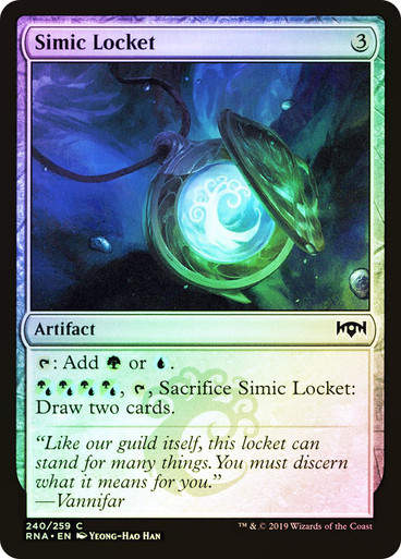 Simic Locket (RNA) (240) / Foil