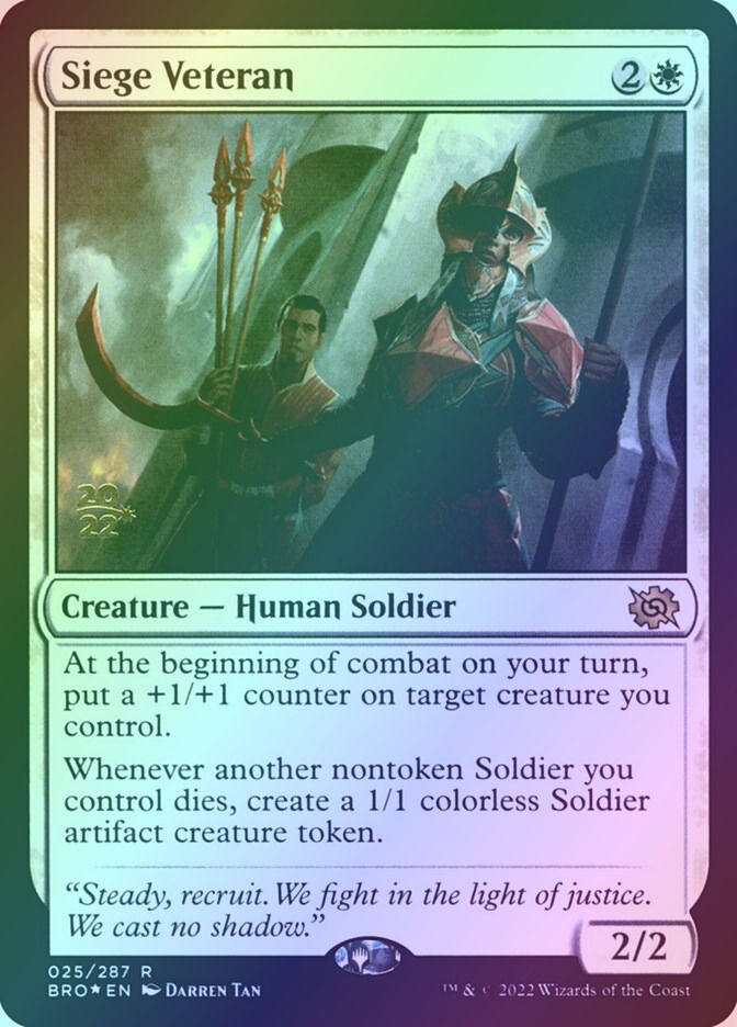 Siege Veteran (PBRO) (25s) / Foil