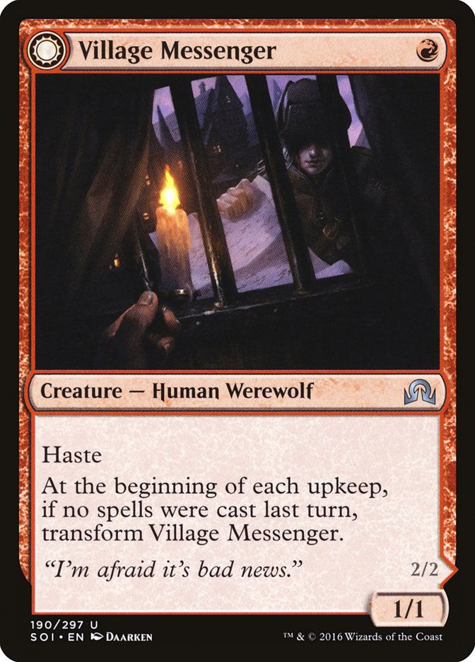 Village Messenger // Moonrise Intruder (SOI) (190) — cara 1 de 2