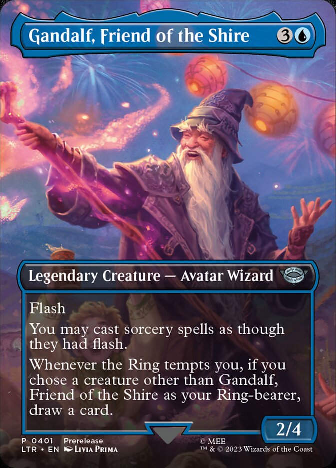 Gandalf, Friend of the Shire (LTR) (401) / Borderless