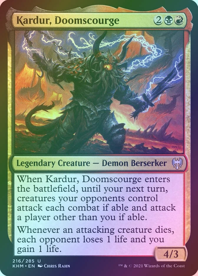 Kardur, Doomscourge (KHM) (216) / Foil
