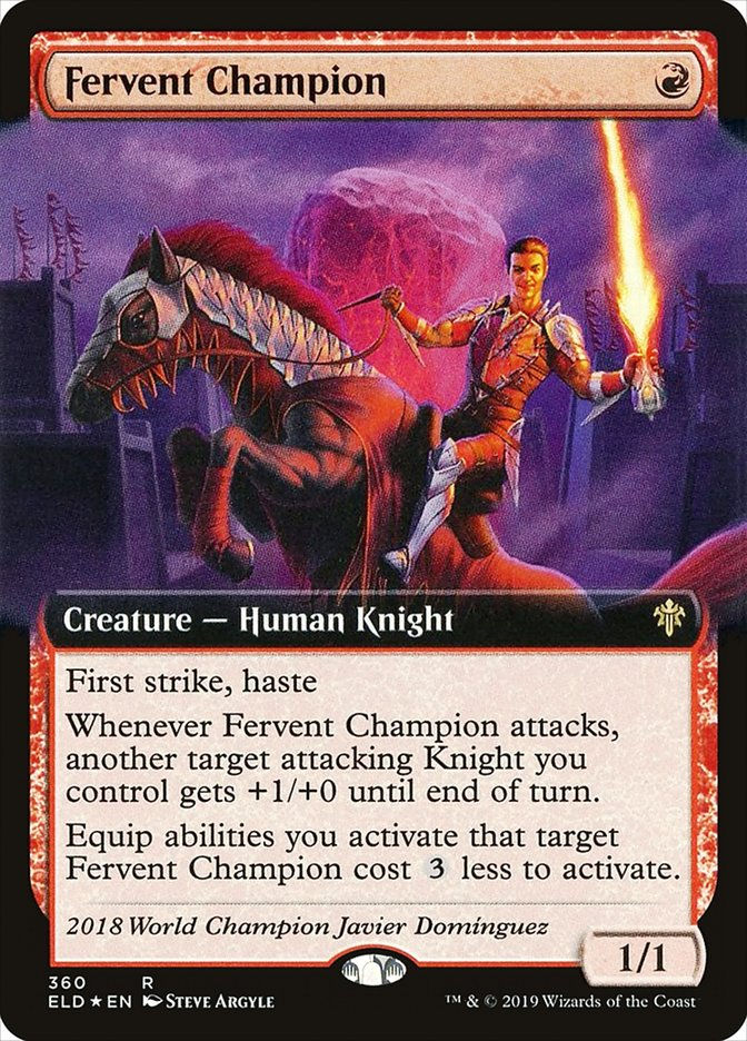 Fervent Champion (ELD) (360) / Extended Art