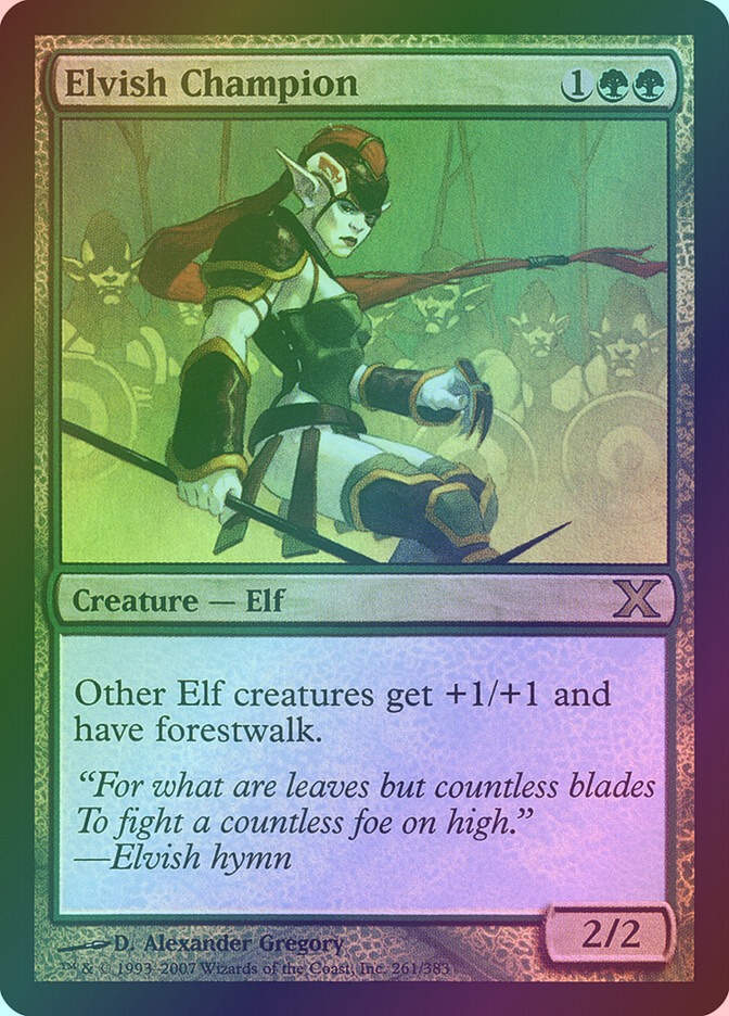 Elvish Champion (10E) (261★) / Foil