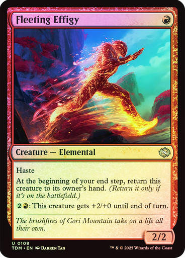 Fleeting Effigy (TDM) (108) / Foil