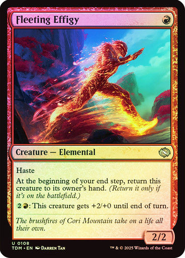Fleeting Effigy (TDM) (108) / Foil