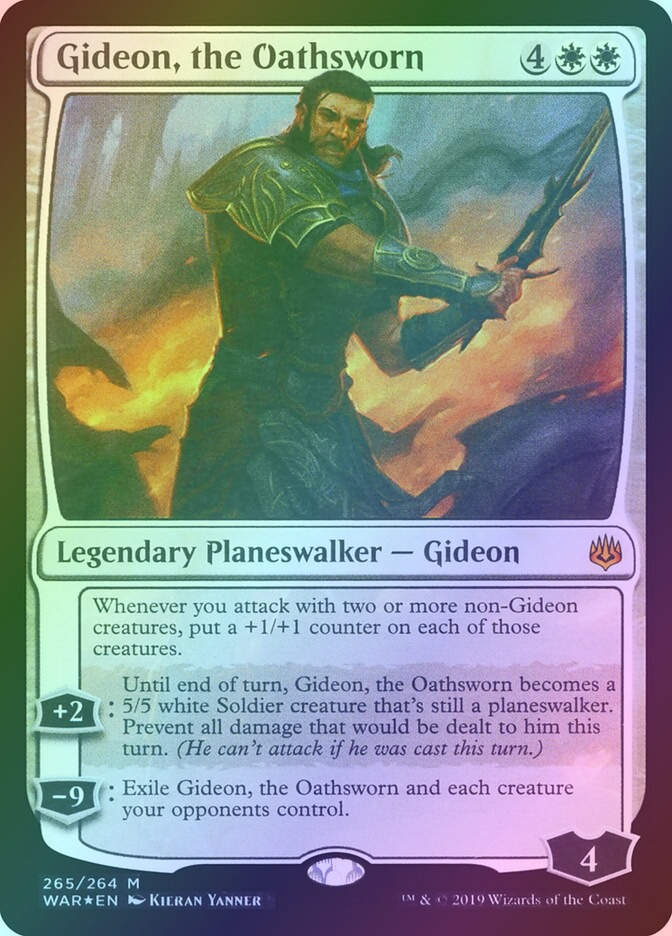 Gideon, the Oathsworn (WAR) (265) / Foil