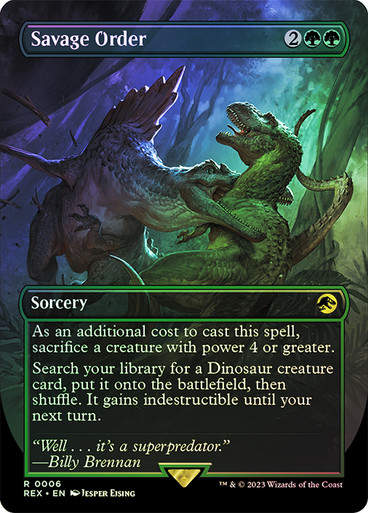 Savage Order (rex) / Foil