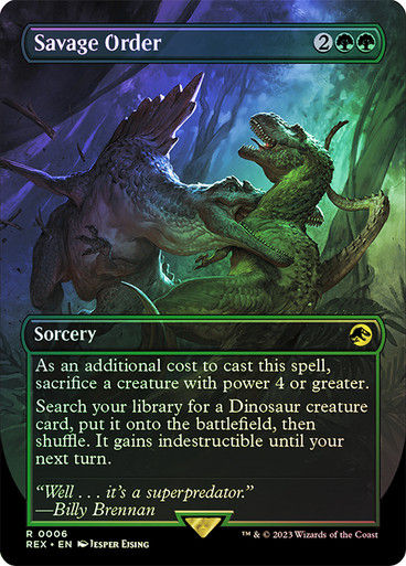 Savage Order (rex) / Foil