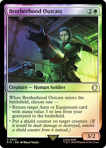 Brotherhood Outcast (pip) (12) / Foil