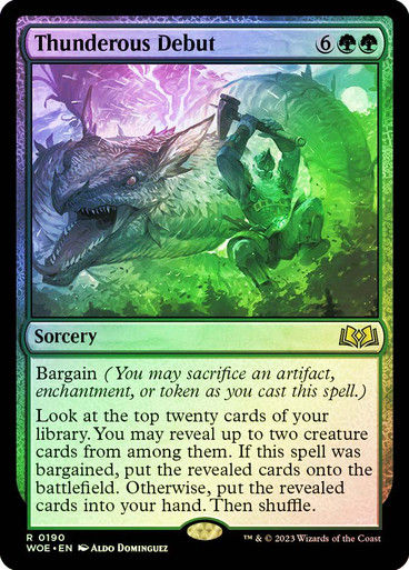 Thunderous Debut (woe) / Foil