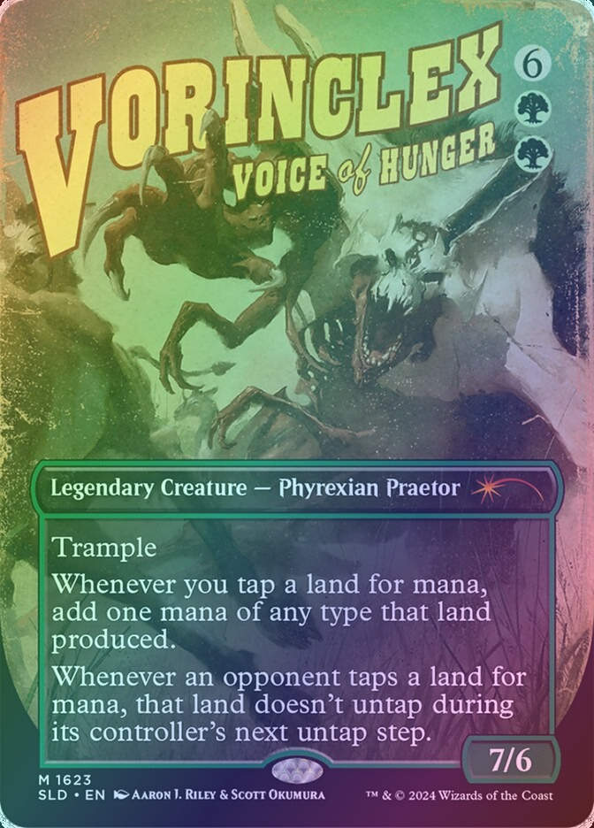Vorinclex, Voice of Hunger (SLD) (1623) / Borderless / Rainbow Foil