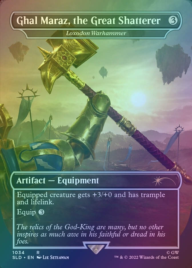 Loxodon Warhammer (SLD) (1034) / Borderless / Foil