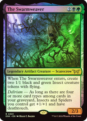 The Swarmweaver (DSK) (301) / Foil (Ghost)