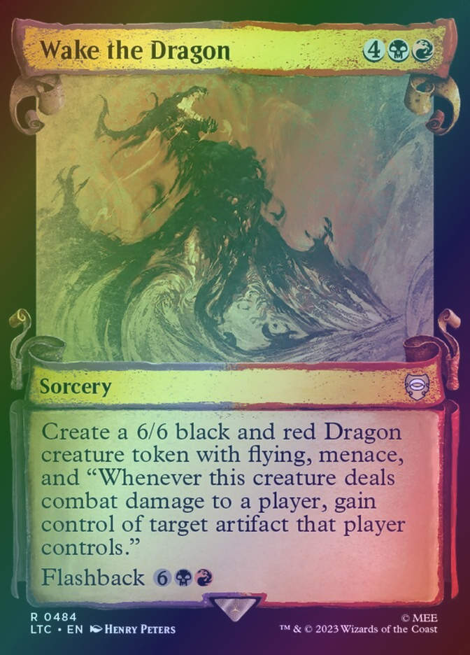 Wake the Dragon (LTC) (484) / Showcase / Foil
