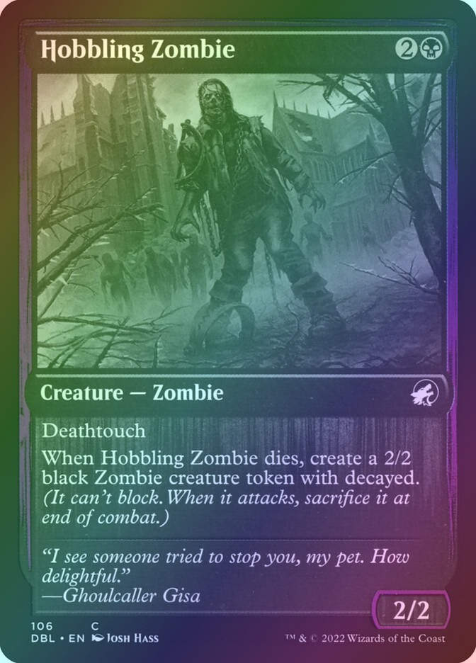 Hobbling Zombie (DBL) (106) / Foil