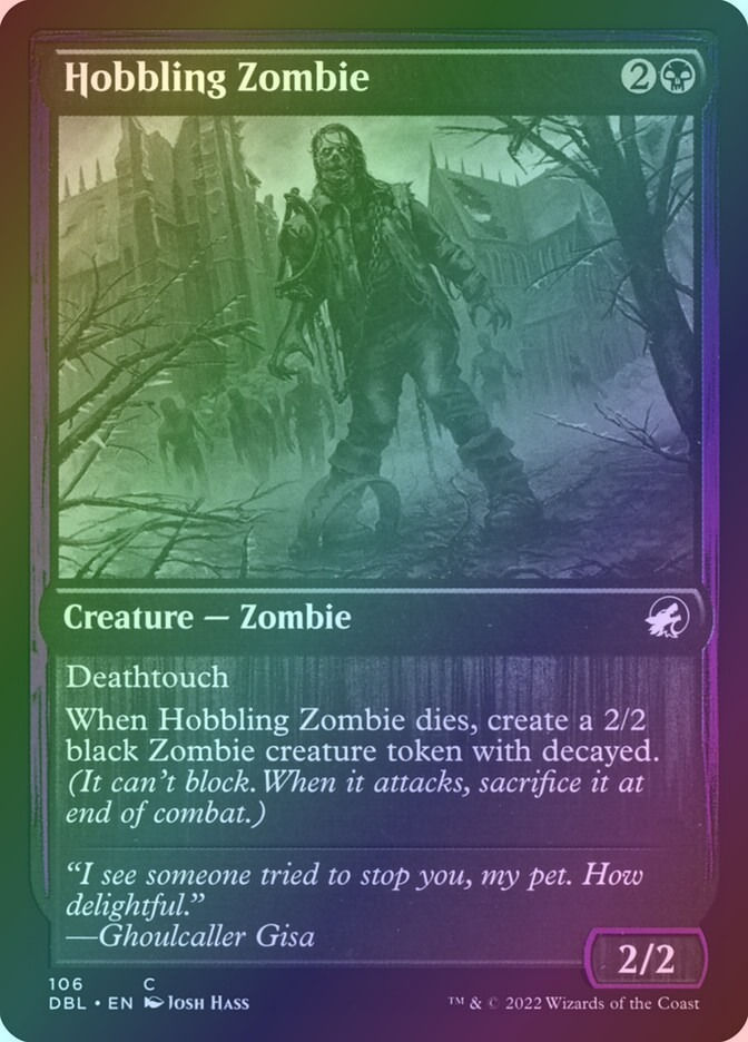 Hobbling Zombie (DBL) (106) / Foil