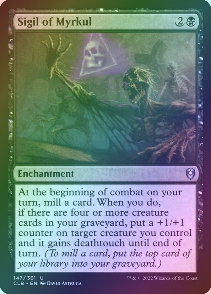 Sigil of Myrkul (CLB) (147) / Foil