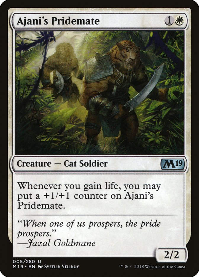 Ajani's Pridemate (M19) (5)