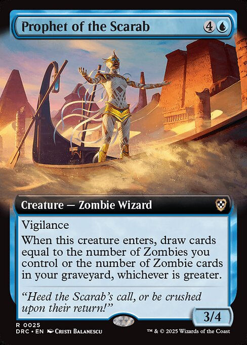 Prophet of the Scarab (DRC) (25) / Extended Art