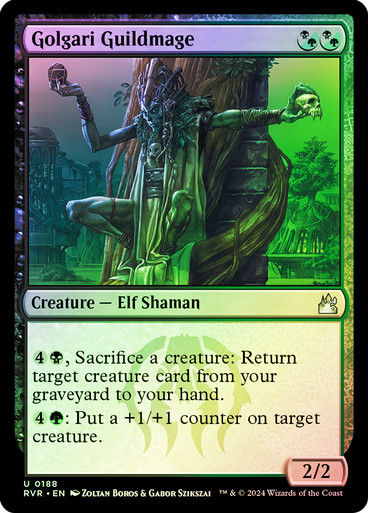 Golgari Guildmage (rvr) (188) / Foil