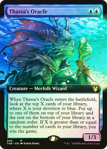 Thassa's Oracle (THB) (308) / Extended Art / Foil