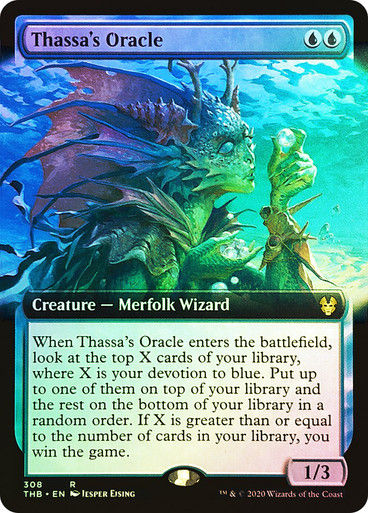 Thassa's Oracle (THB) (308) / Extended Art / Foil