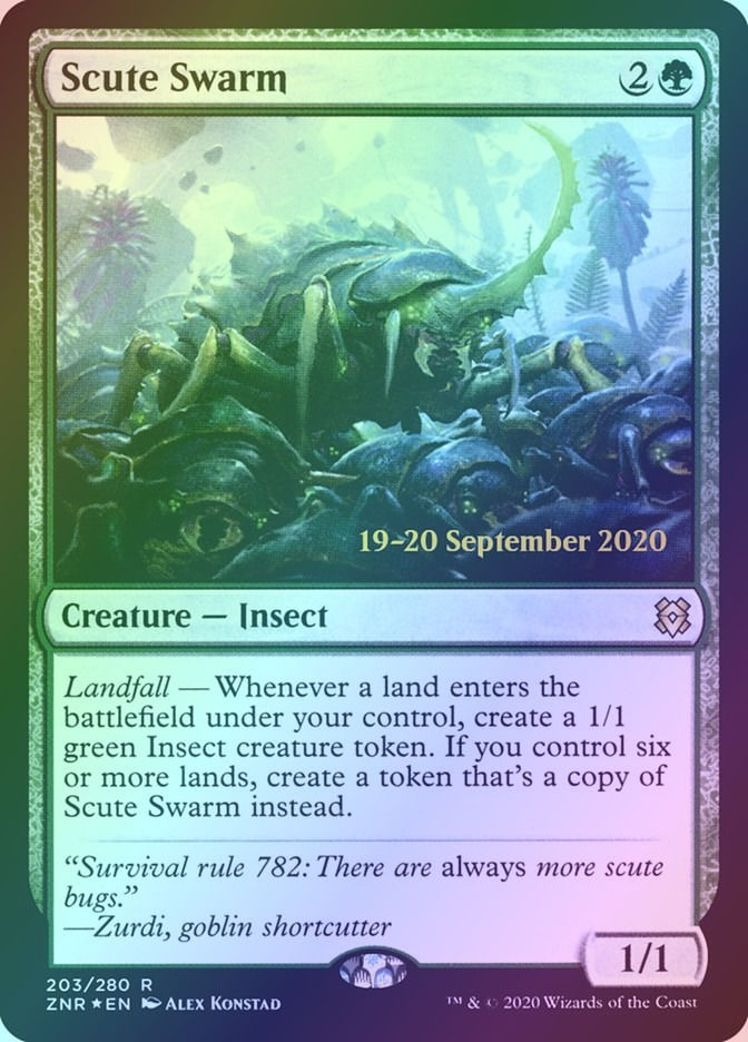 Scute Swarm (PZNR) (203s) / Foil