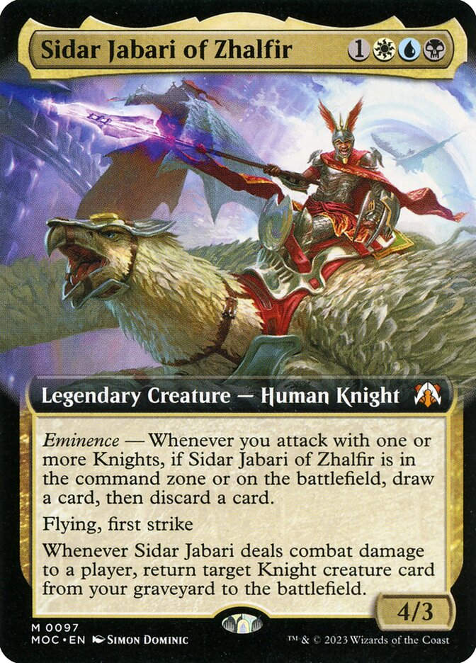 Sidar Jabari of Zhalfir (MOC) (97) / Extended Art