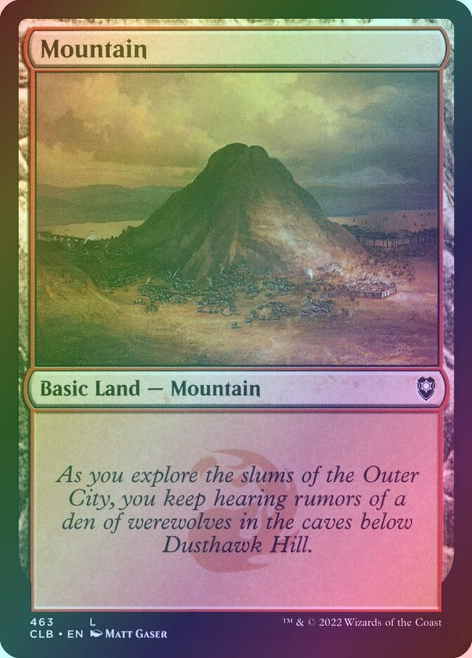 Mountain (CLB) (463) / Foil