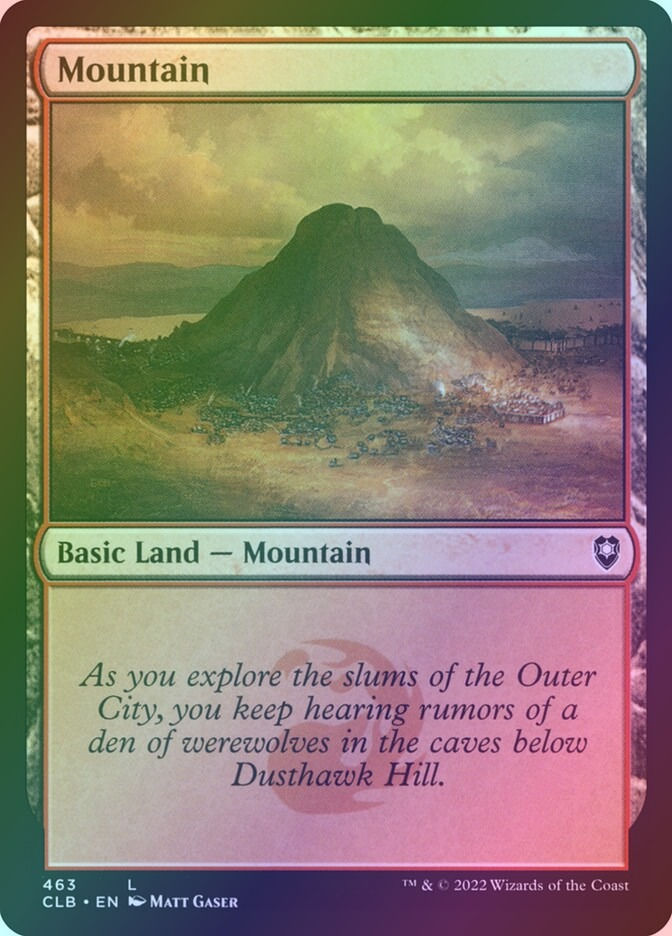 Mountain (CLB) (463) / Foil