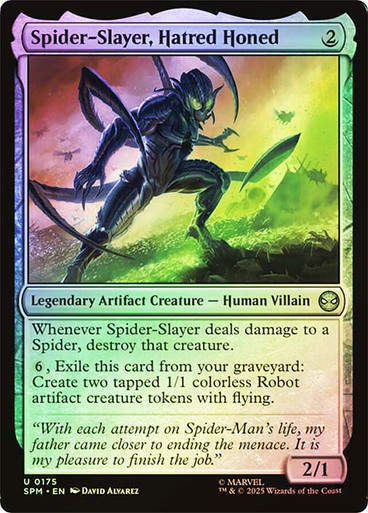 Spider-Slayer, Hatred Honed (SPM) (175) / Foil