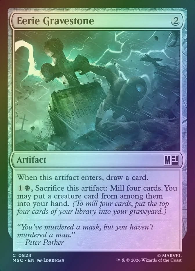 Eerie Gravestone (MSC) (824) / Foil
