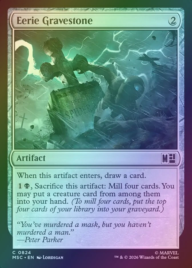 Eerie Gravestone (MSC) (824) / Foil