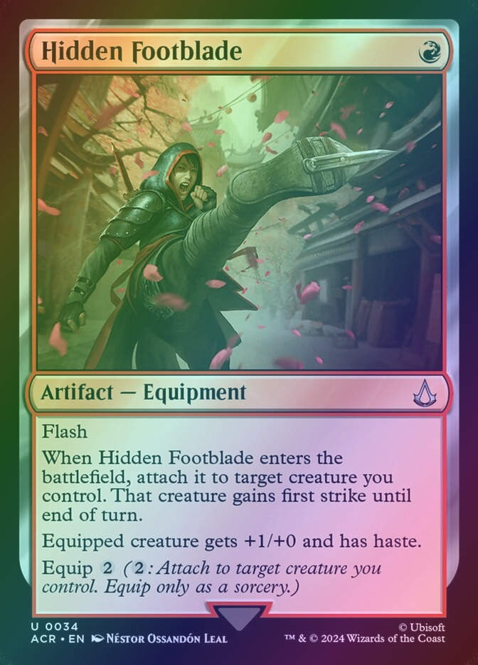 Hidden Footblade (ACR) (34) / Foil