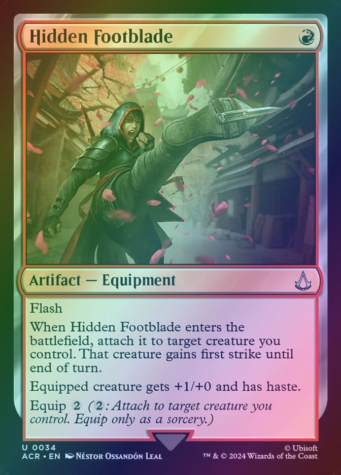Hidden Footblade (ACR) (34) / Foil